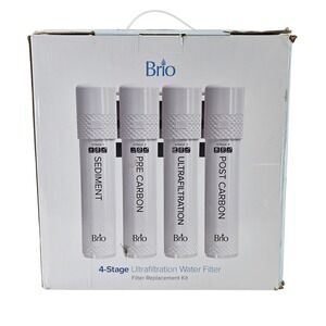 Brio 4-Stage Ultrafiltration Water Filter Replacement Kit CLPOU520UVF4 4-Pack